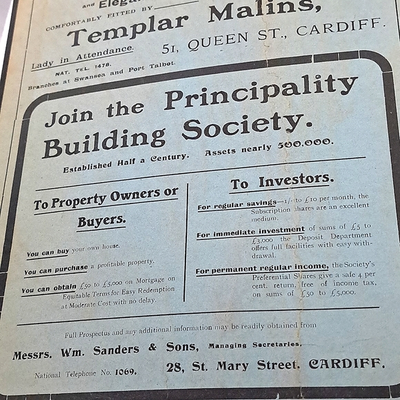 Western Mail Diary 1911 - Picture 2 of 11